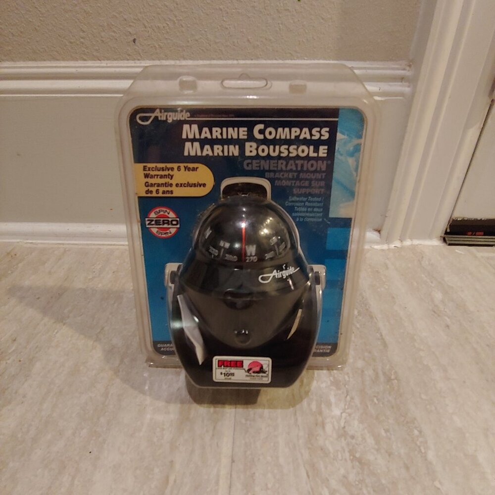VINTAGE AIRGUIDE MARINE COMPASS Generation MODEL# 70B 12v POWERED New